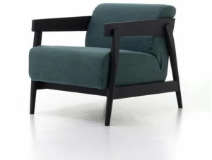 Gervasoni Кресло с обивкой из ткани с подлокотниками Brick