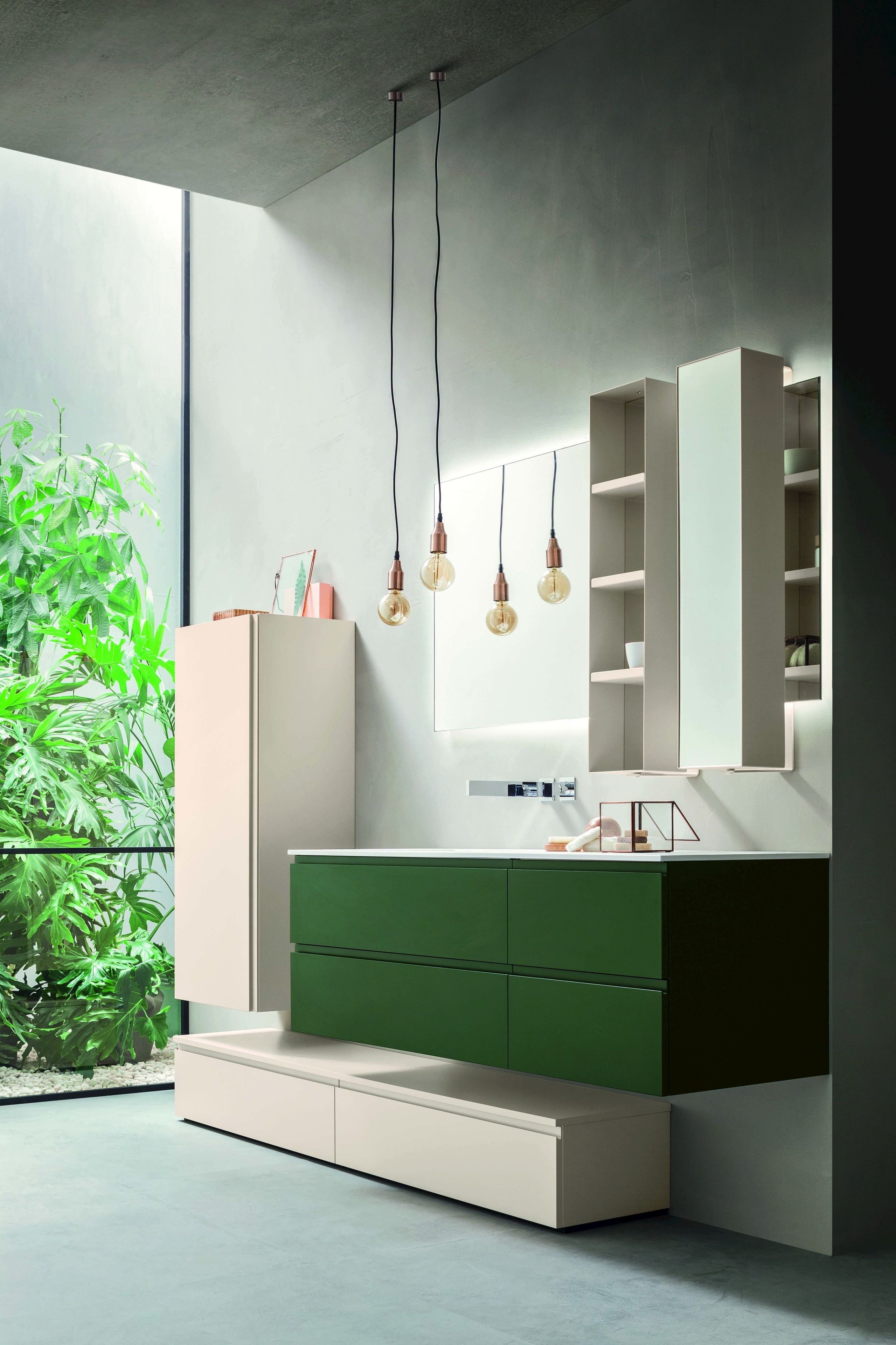 Шкаф с одной раковиной с выдвижными ящиками ARBLU Hito ARCH-00063493 - Вид №1