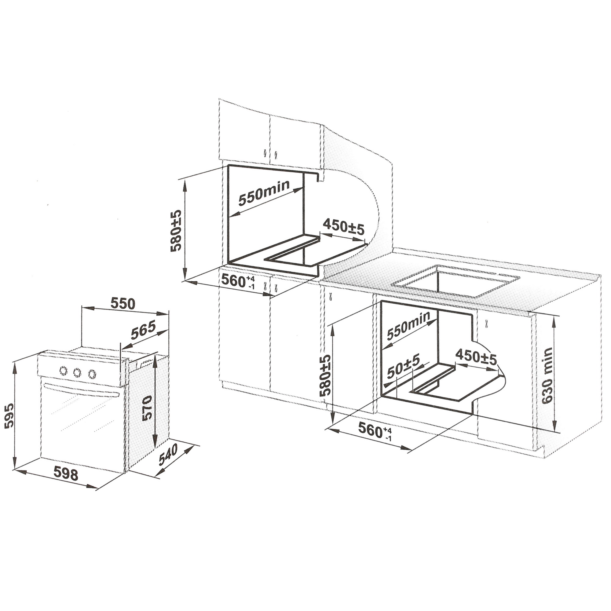 1611472 Газовый духовой шкаф Gefest ДГЭ 621-01 Н3 STDN-0151453 - Вид №7