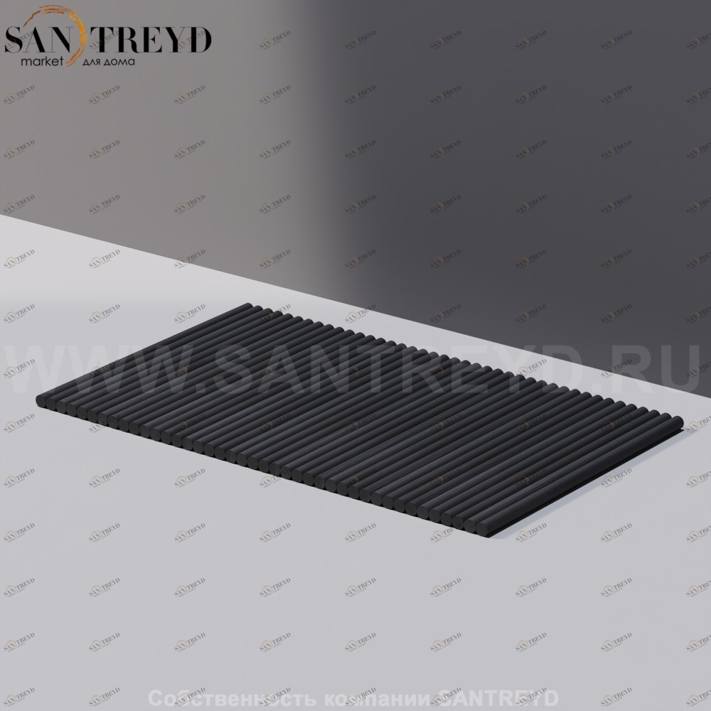 Agape TAPIRO Коврик из дерева 80 см под темный дуб AKAR0524RW