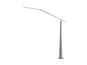 Торшер из мрамора bardiglio