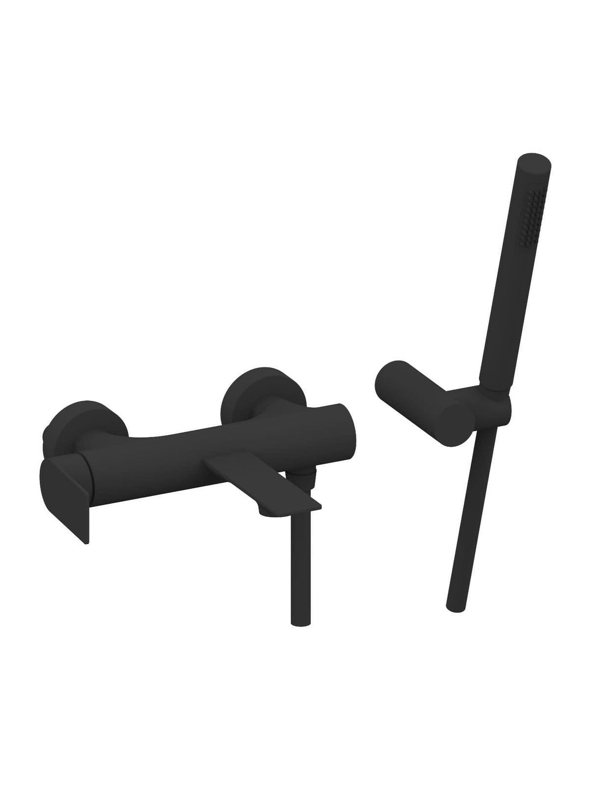 Настенный смеситель для ванны с ручным душем Rubinetterie Frattini Нарцисс ARCH-00106008 - Вид №5