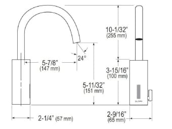 Инфракрасный смеситель для раковины с высоким полом Fontana Showers CHATOU ARCH-00137039 - Вид №2