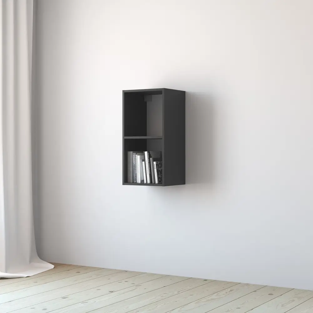 Стеллаж SPACEO KUB 2К, 36х70х31,7 см, цвет графит STLM-2011944 - Вид №2