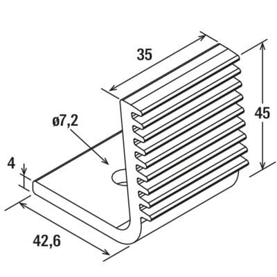 Система крепления алюминиевой черепицы FISCHER Fischer CH AL ARCH-00148575 - Вид №5