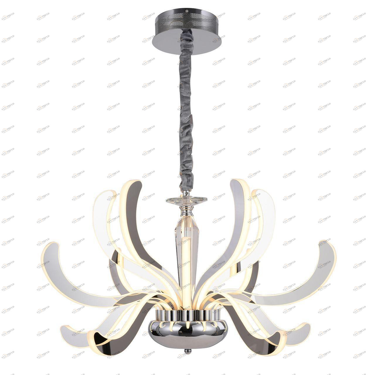 Подвесная светодиодная люстра ST Luce Aricia SL835.503.15 ST LUCE ДИЗАЙНЕРСКИЕ, ARICIA 279897 Хром 