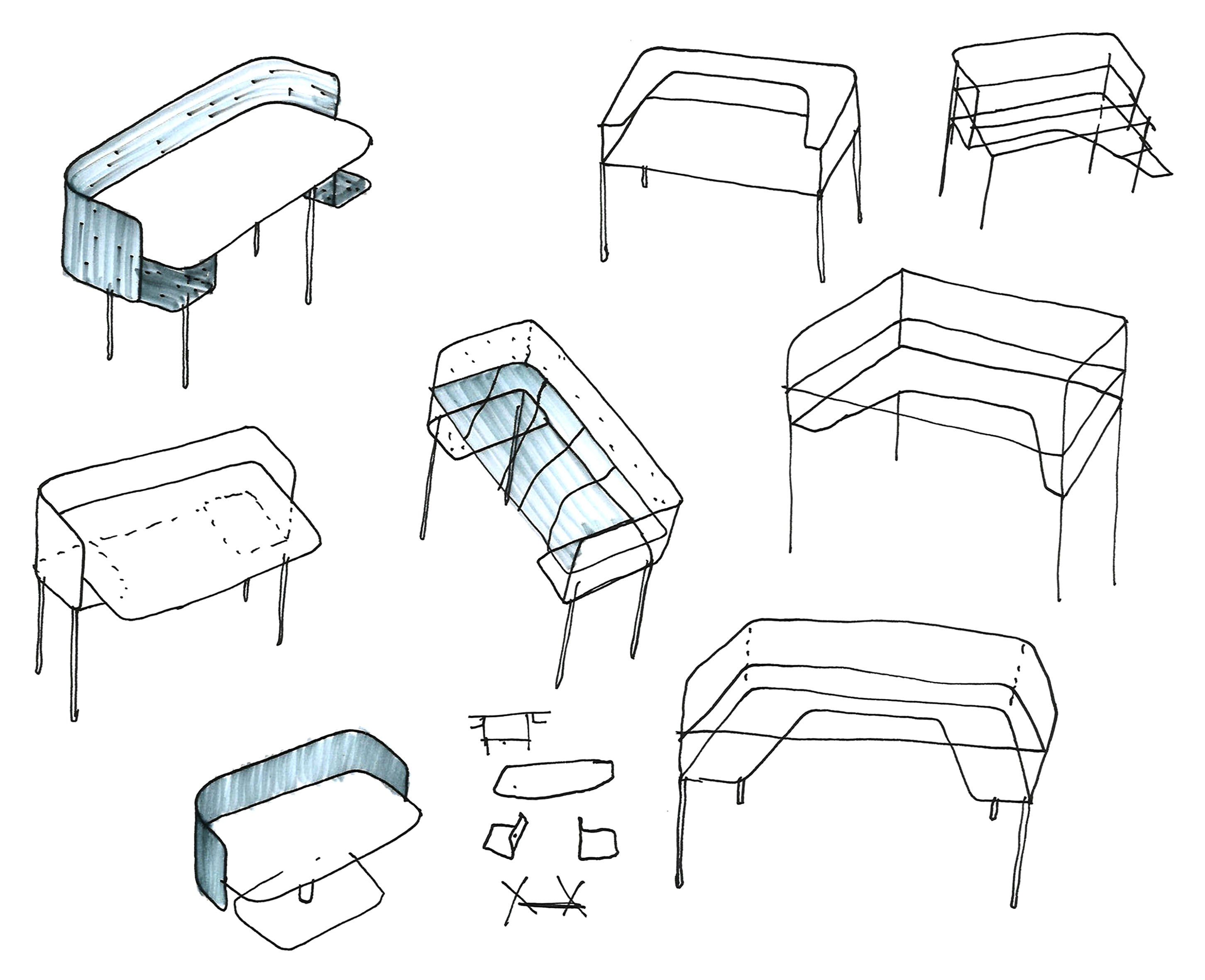 Тканевое кресло с высокой спинкой Andreu World IN OUT OFFICE SF2251 ARCH-00056944 - Вид №7