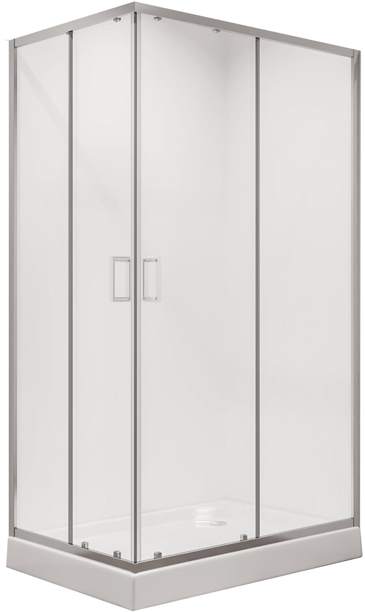 Душевое ограждение NG- 6610-08 (120*80*190) прямоугольник, двери раздвижные, 1 место Niagara Nova 66100811 - Вид №1