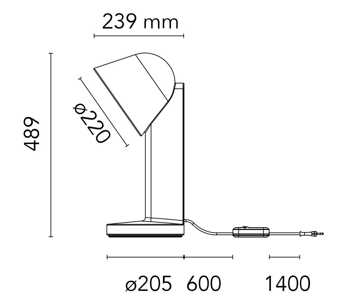 Керамическая светодиодная настольная лампа Flos CÉRAMIQUE DOWN ARCH-00143569 - Вид №15