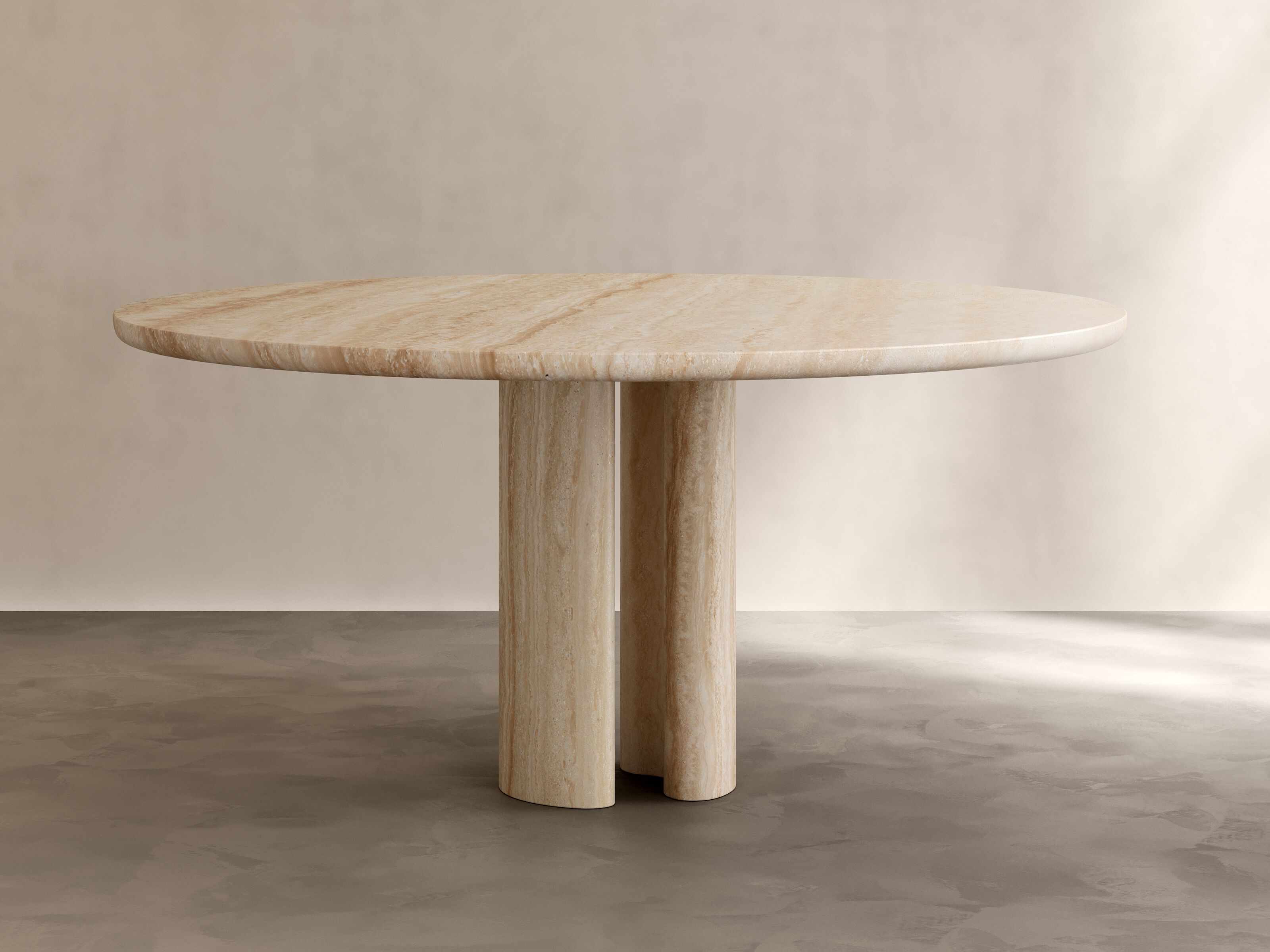 Круглый обеденный стол из натурального камня Paloma Editions Roman ARCH-00043616 - Вид №3