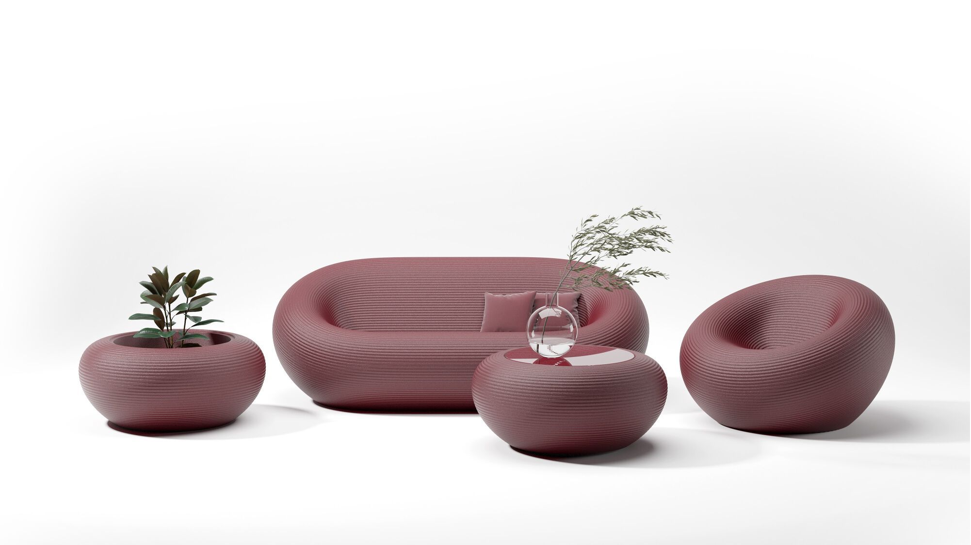 Полиэтиленовый садовый горшок Qeeboo нами ARCH-00035868 - Вид №4