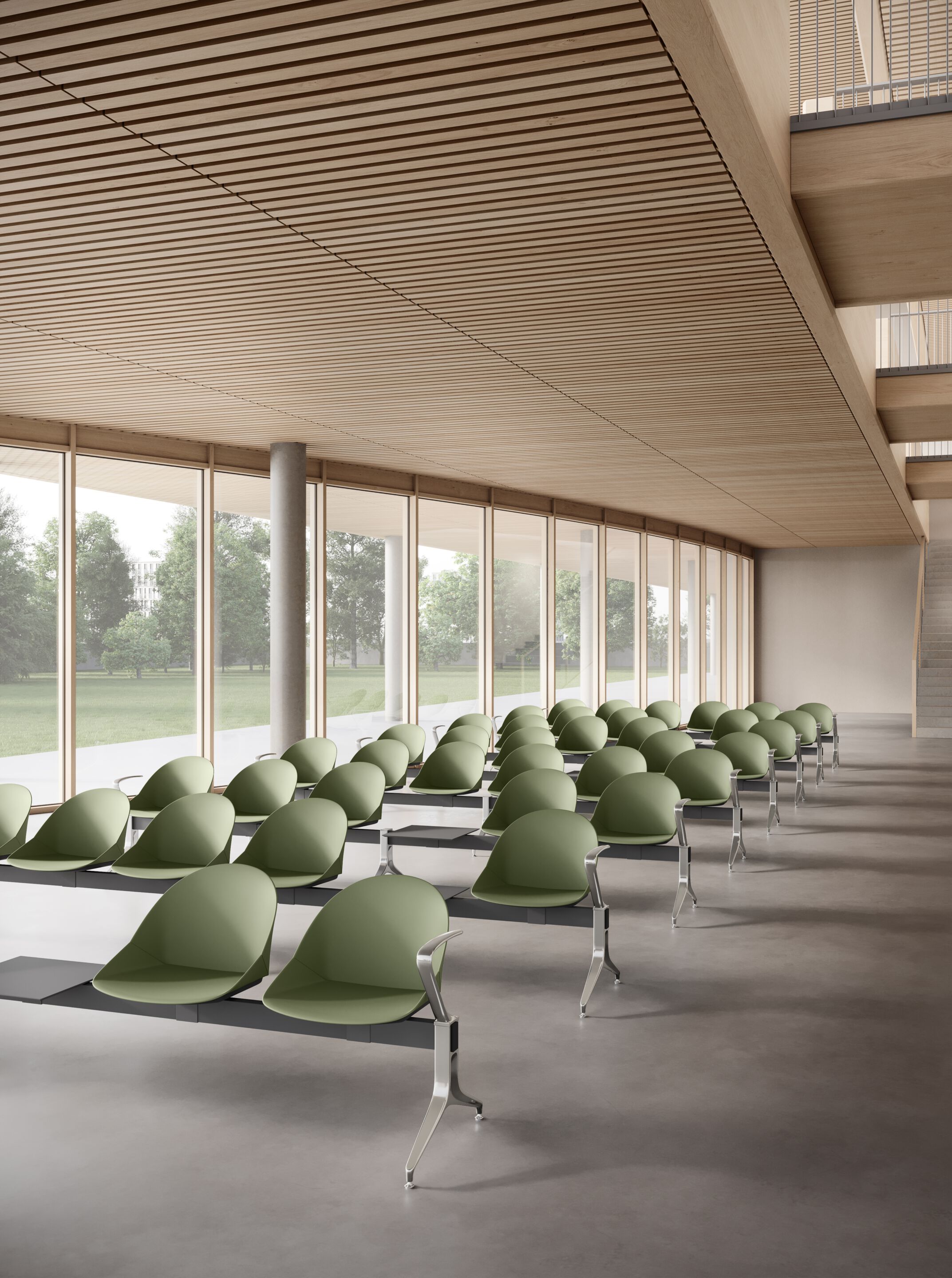 Сиденье на тканевом полу с подлокотниками Kastel Kross ARCH-00092911 - Вид №2