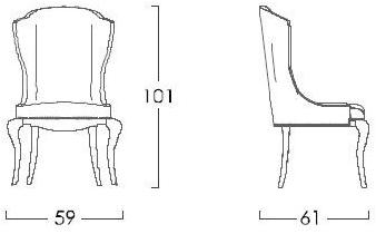 Jetclass Стул из ткани Deluxe Jdl301 - Вид №1