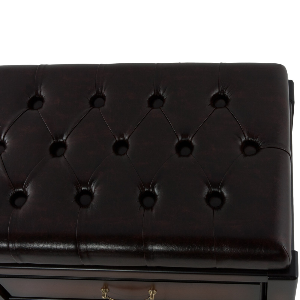 11127 Банкетка Лотос 6 Орех Шоколад мрамор BOGACHO 4627138159958 - Вид №4