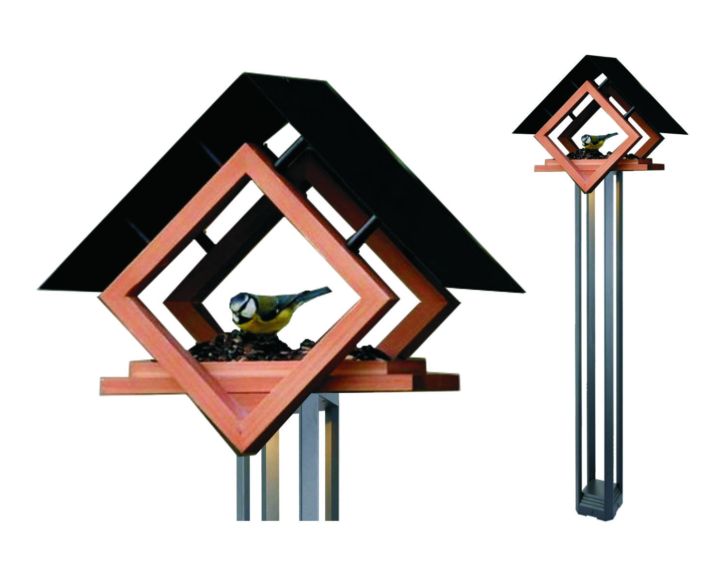 12110 РОМБИК, кормушка для птиц LAB.Space 
