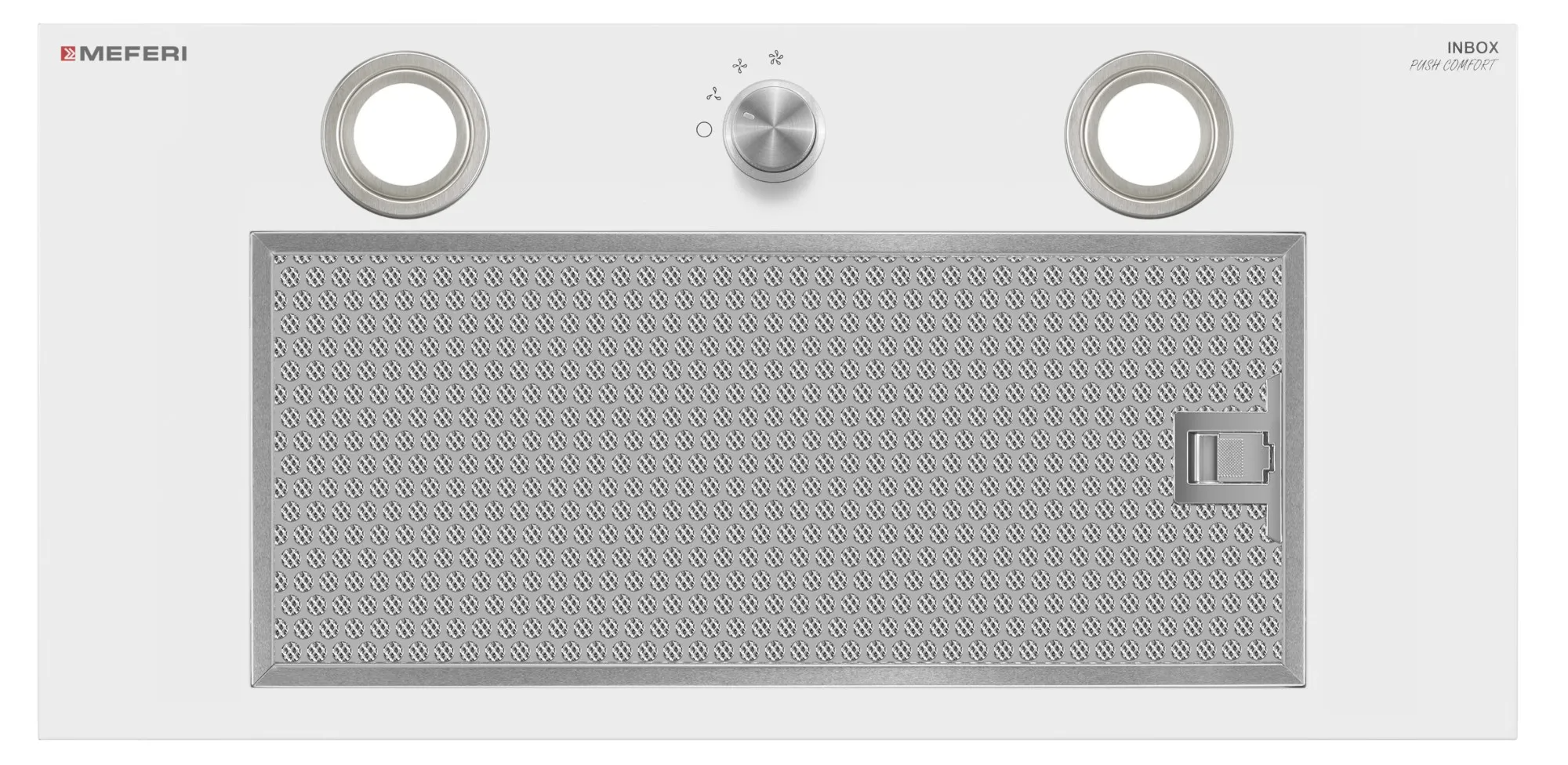 9270627 Вытяжка полновстраиваемая Meferi INBOX60WH PUSH COMFORT белый STDN-0130314 - Вид №4