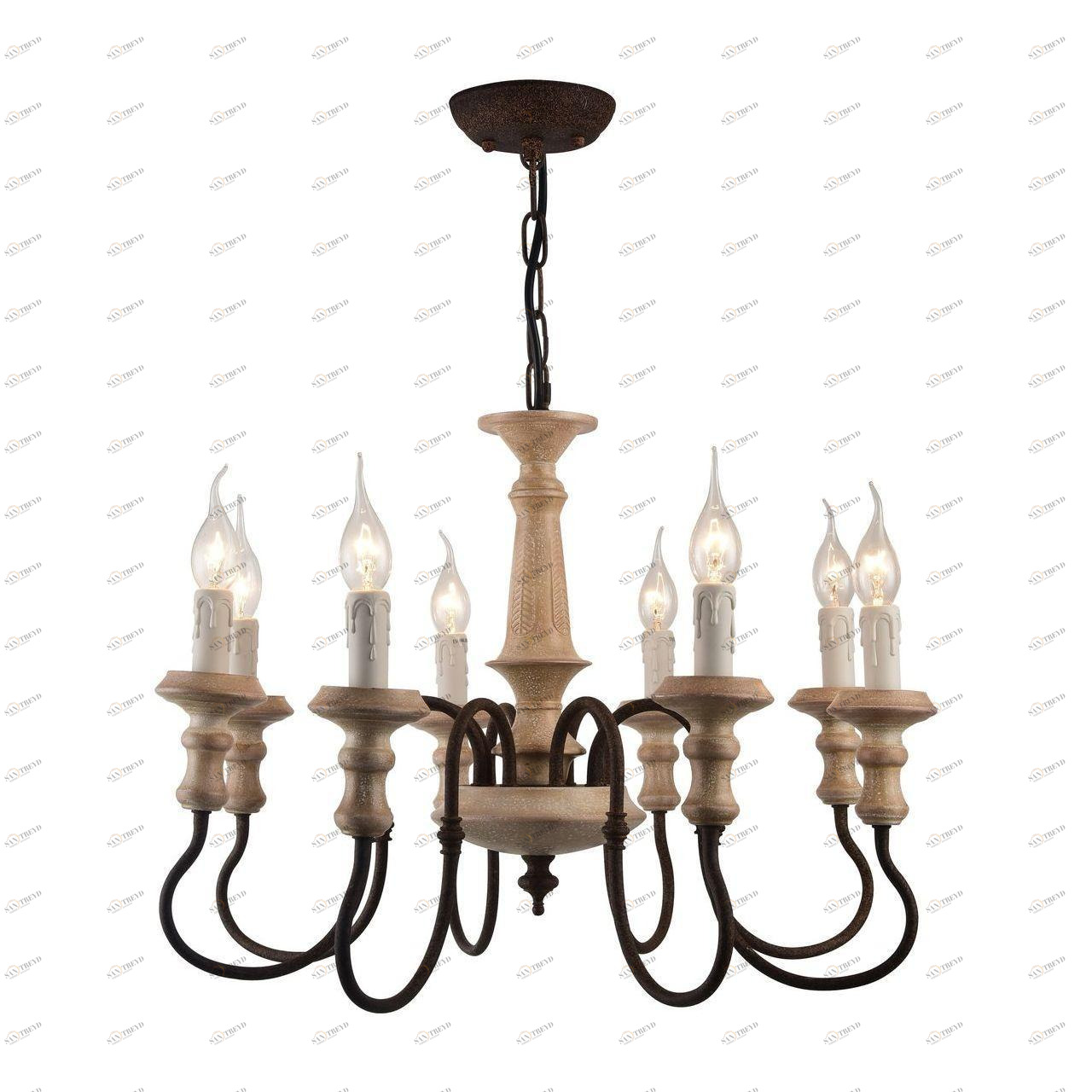 Подвесная люстра Arte Lamp A1700LM-8BR ARTE LAMP ДИЗАЙНЕРСКИЕ 187638 Коричневый 