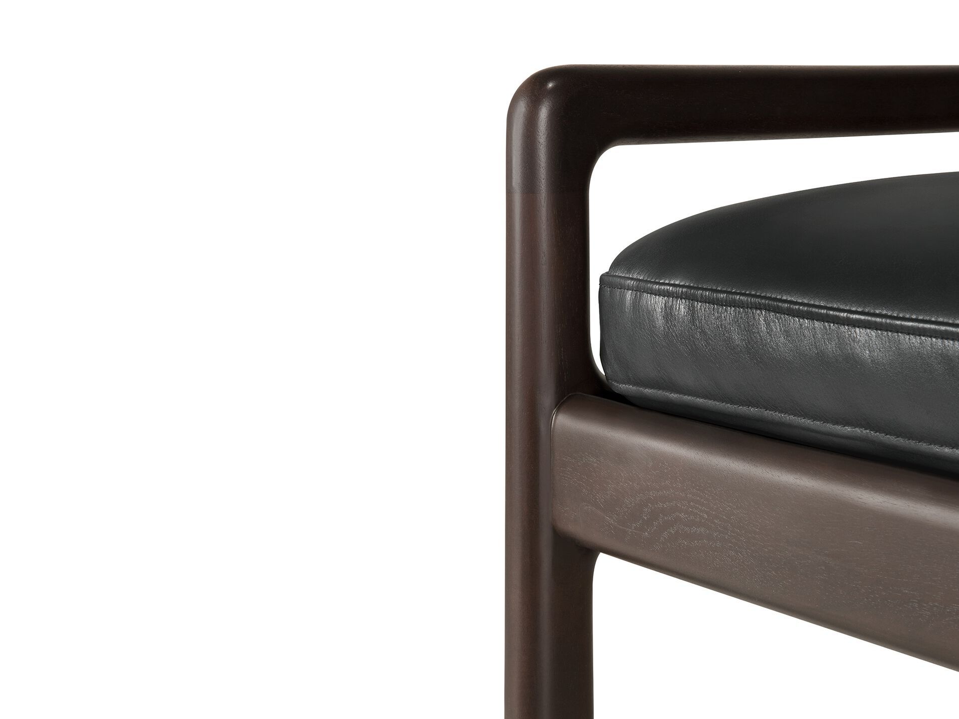 Скамейка из красного дерева и кожи Ethnicraft Джек ARCH-00067881 - Вид №3