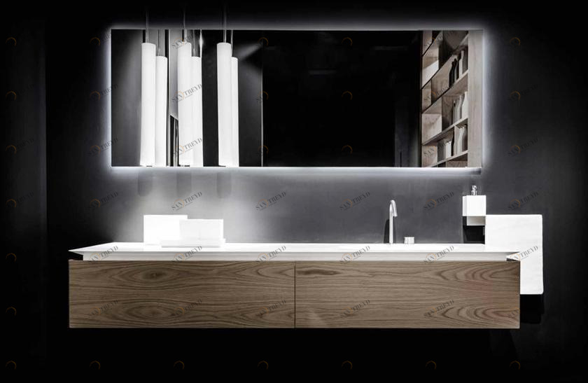 RIFRA Подвесная тумба под умывальник из дуба серого пламени K.fly sun-id-1502818