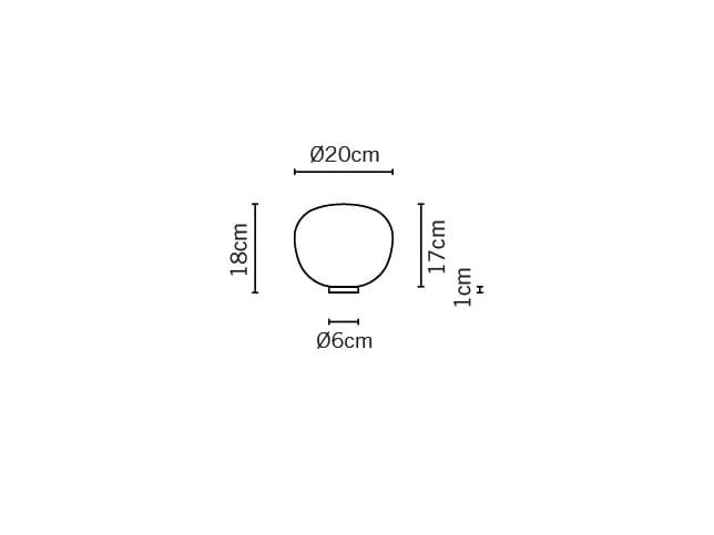 Стеклянная настольная лампа Fabbian Lumi Mochi ARCH-00116008 - Вид №4