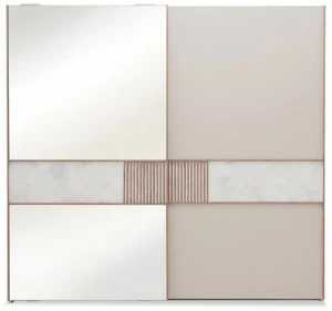 Enza Home Гардероб с раздвижными дверцами с зеркалом Praga