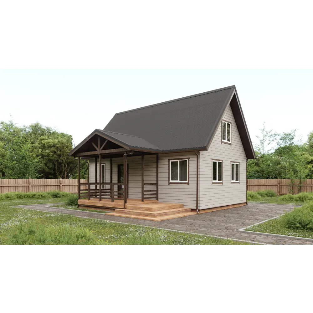 ONDULINE Смарт - инновационная битумная кровля серого цвета 84317612 STLM-0048432 - Вид №2