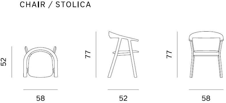 prostoria Стул с подлокотниками Rhomb sun-id-1493625 - Вид №1