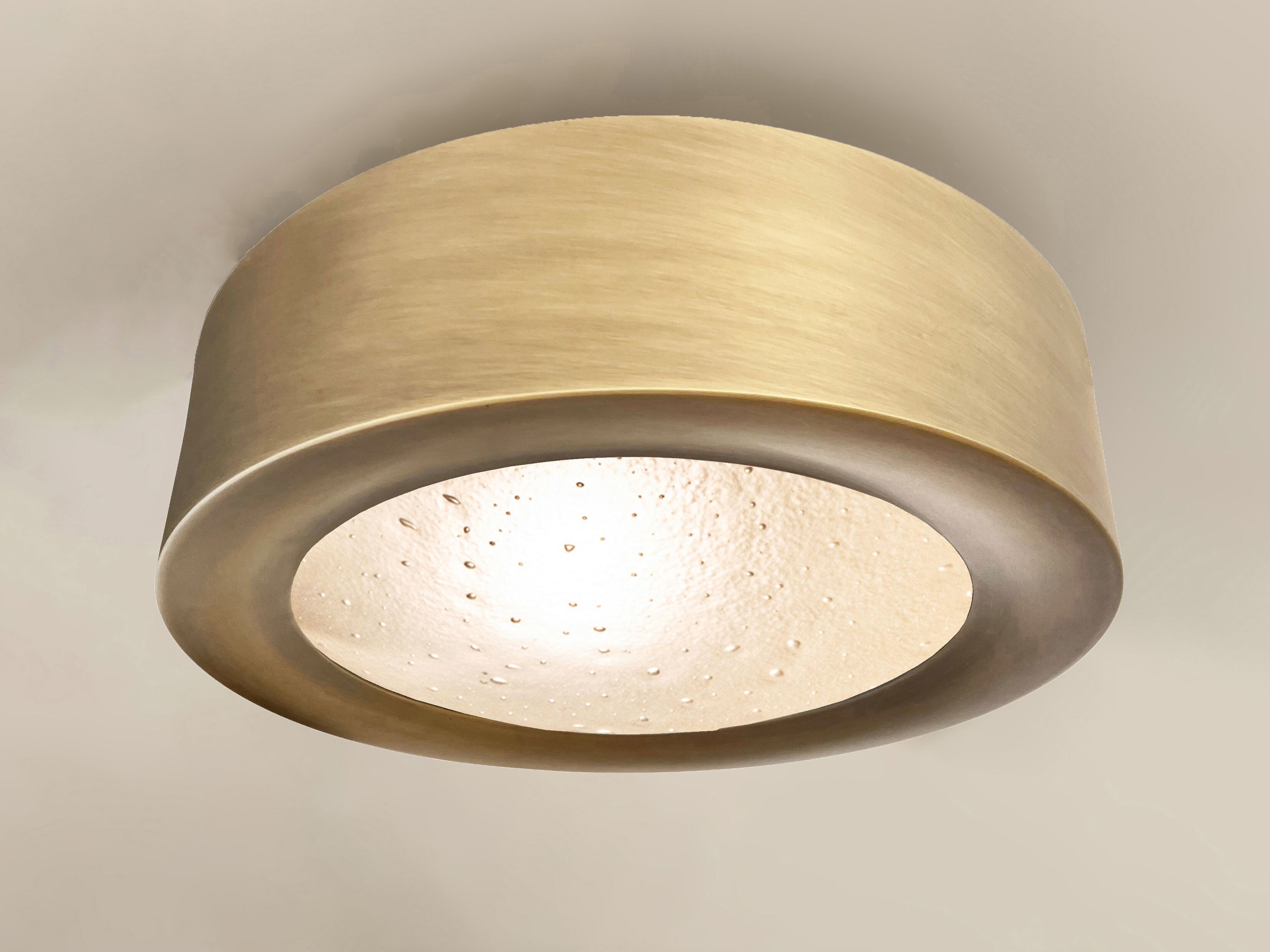 Латунный потолочный светильник GASPARE ASARO TONDO ARCH-00018343