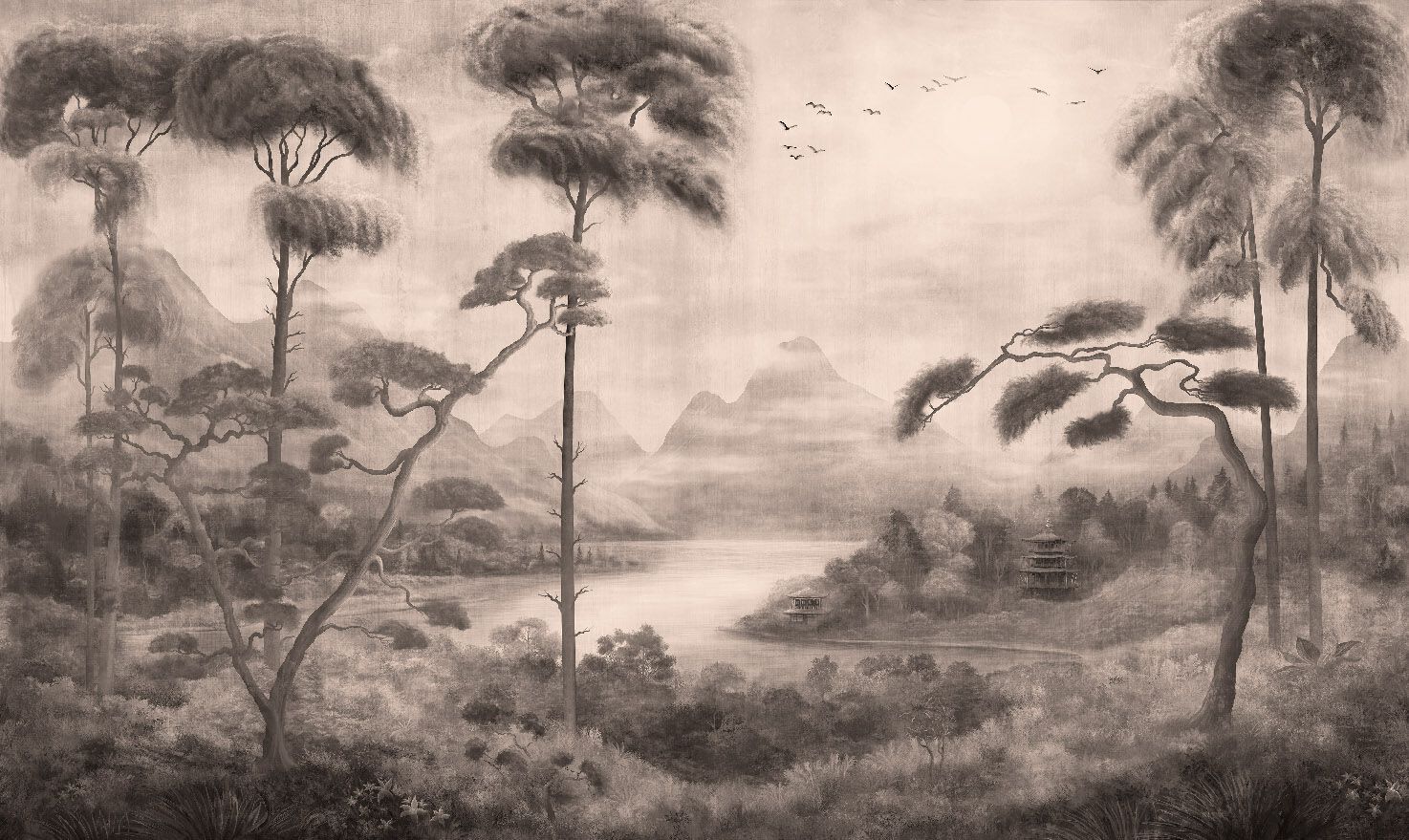 Обои с пейзажами Jannelli&Volpi MING ARCH-00051960 - Вид №4