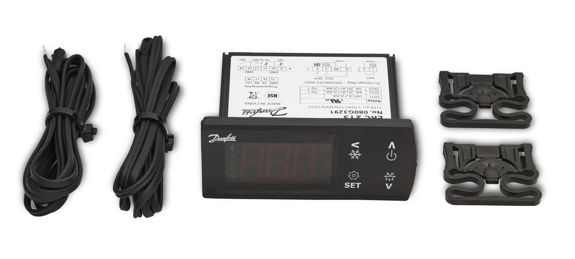 Danfoss ERC 21x ERC 211,Controller, RED LED, 230V 080G3293  - Вид №19