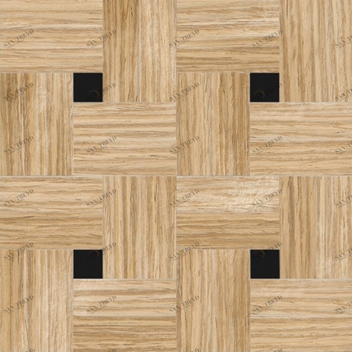 Напольное покрытие из дерева (инкрустация мраморная "nero belgio" из светлого дуба) ddlz10 rc mn Devon Devon INTARSIA Devon&Devon DDLZ10RCMN