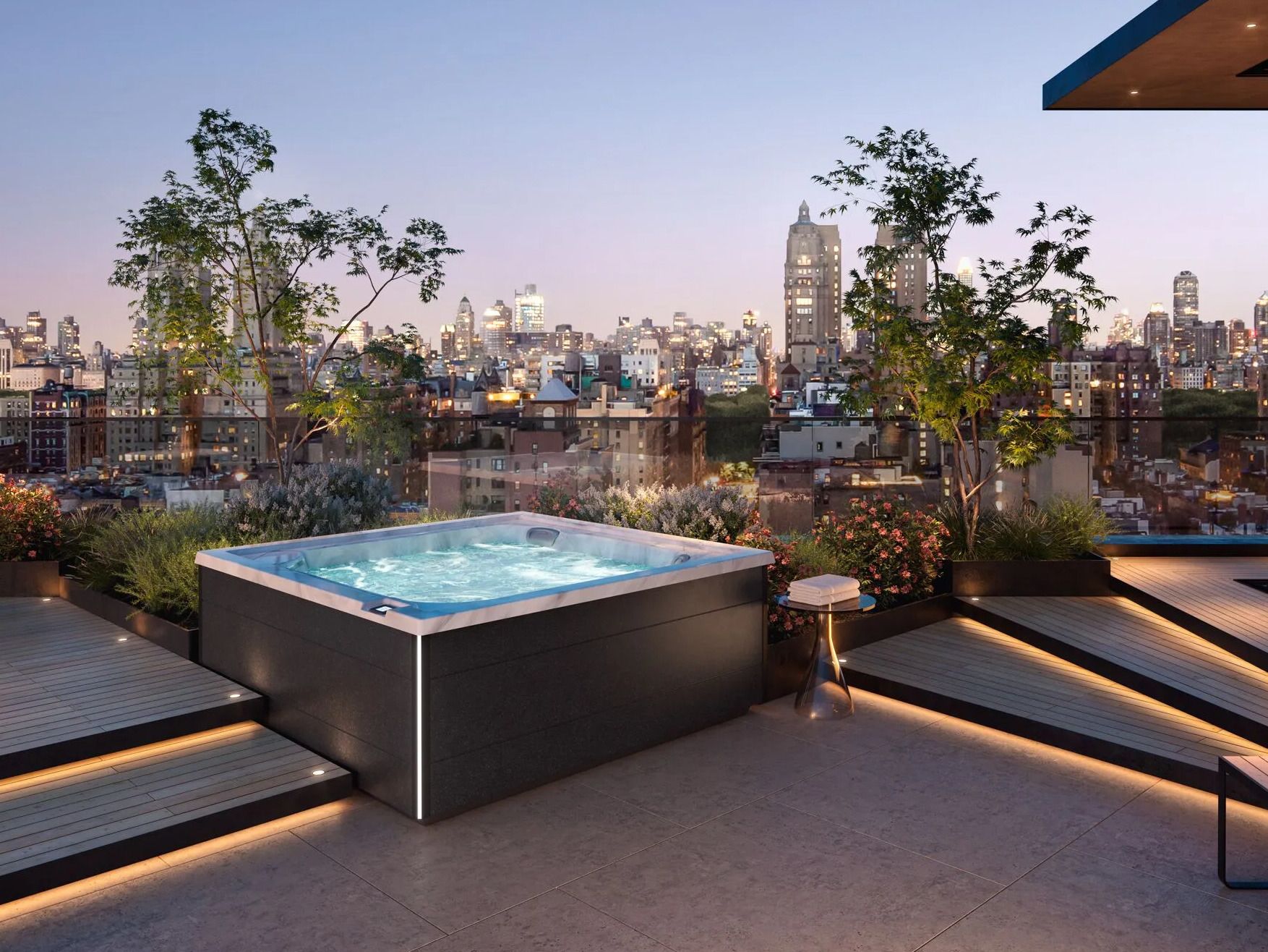 Мини-бассейн на 5-6 мест с гидромассажем Jacuzzi® J-LX® ARCH-00063670