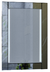 У73246 Зеркало Glass 60*80 Black stone 1 Marka Glass