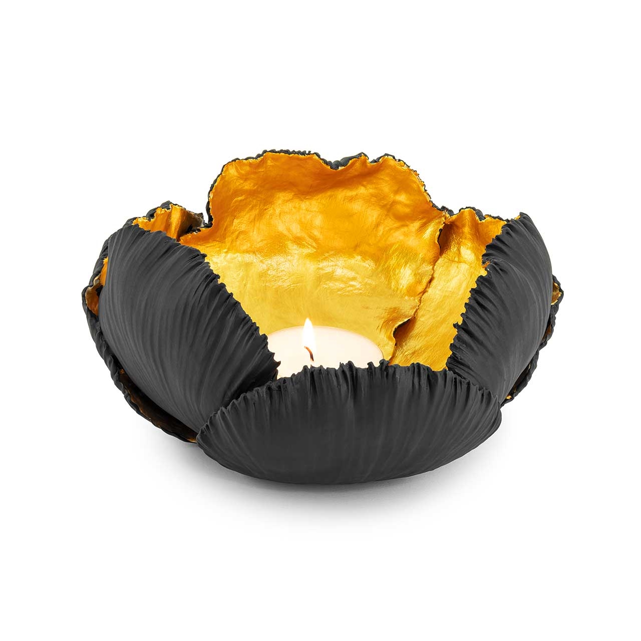 300220-18 ABHIKA СВЕЧА. KAIL BG H12 D21 WHITE/GOLD  - Вид №1