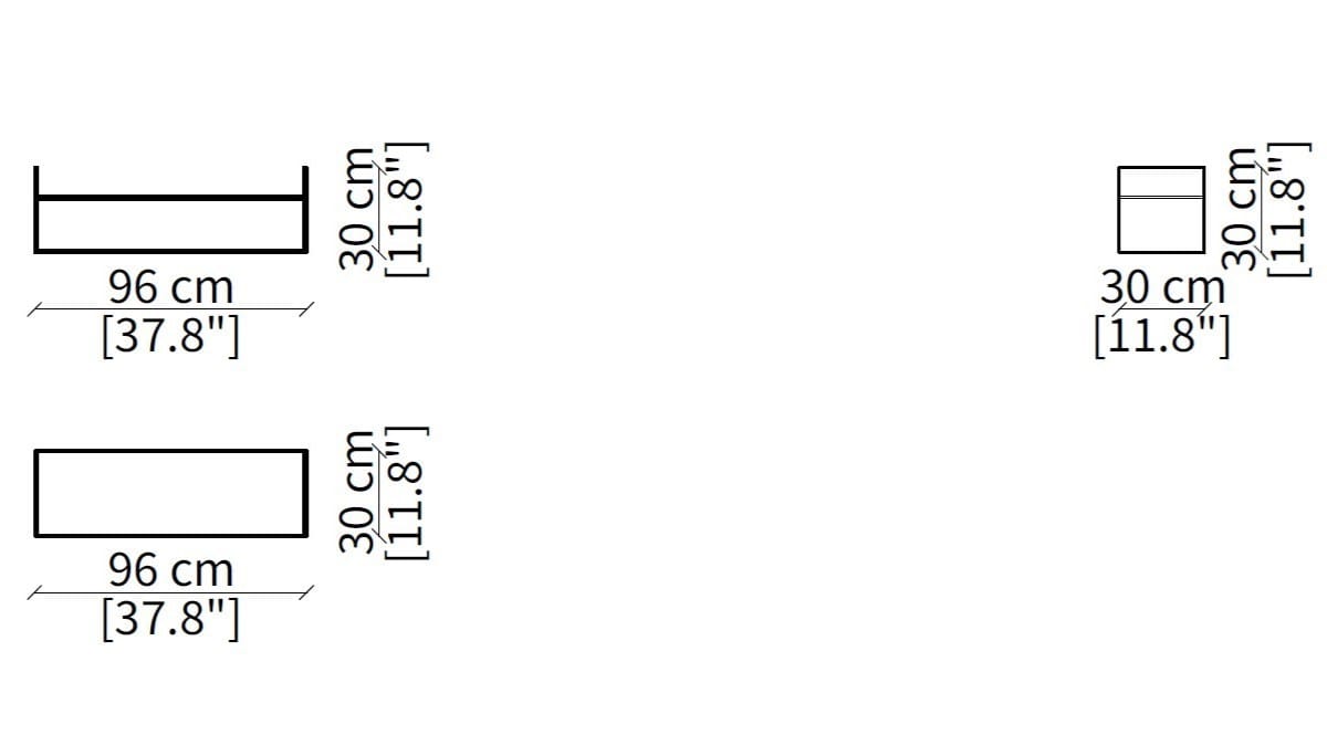 Отдельно стоящий книжный шкаф из шпона Frigerio Analog ARCH-00108201 - Вид №6