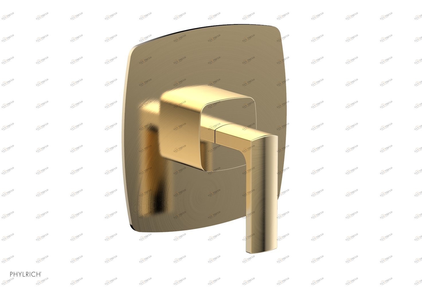 Смеситель для душа RADI Phylrich  4-514-026 Satin Brass 