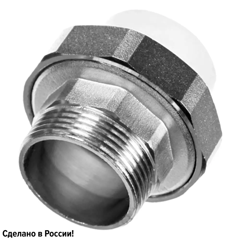 Муфта разъемная раструбная Ростерм 1 1/4"x32 мм НР полипропилен STLM-2001673