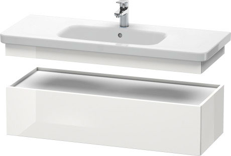 DS628301818 DuraStyle Шкафчик Белый матовый, декор Duravit - Вид №2