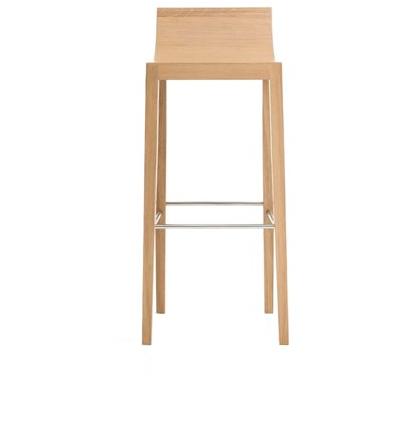 Andreu World Высокий деревянный табурет Rdl Bq7296 - Вид №3