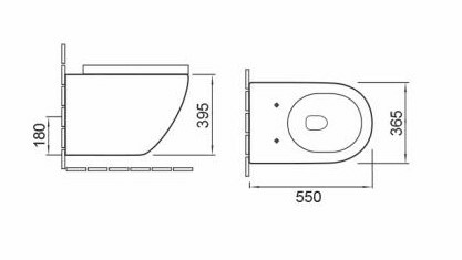 SL-5002BD Унитаз подвесной с функцией биде LAB.Space  - Вид №1