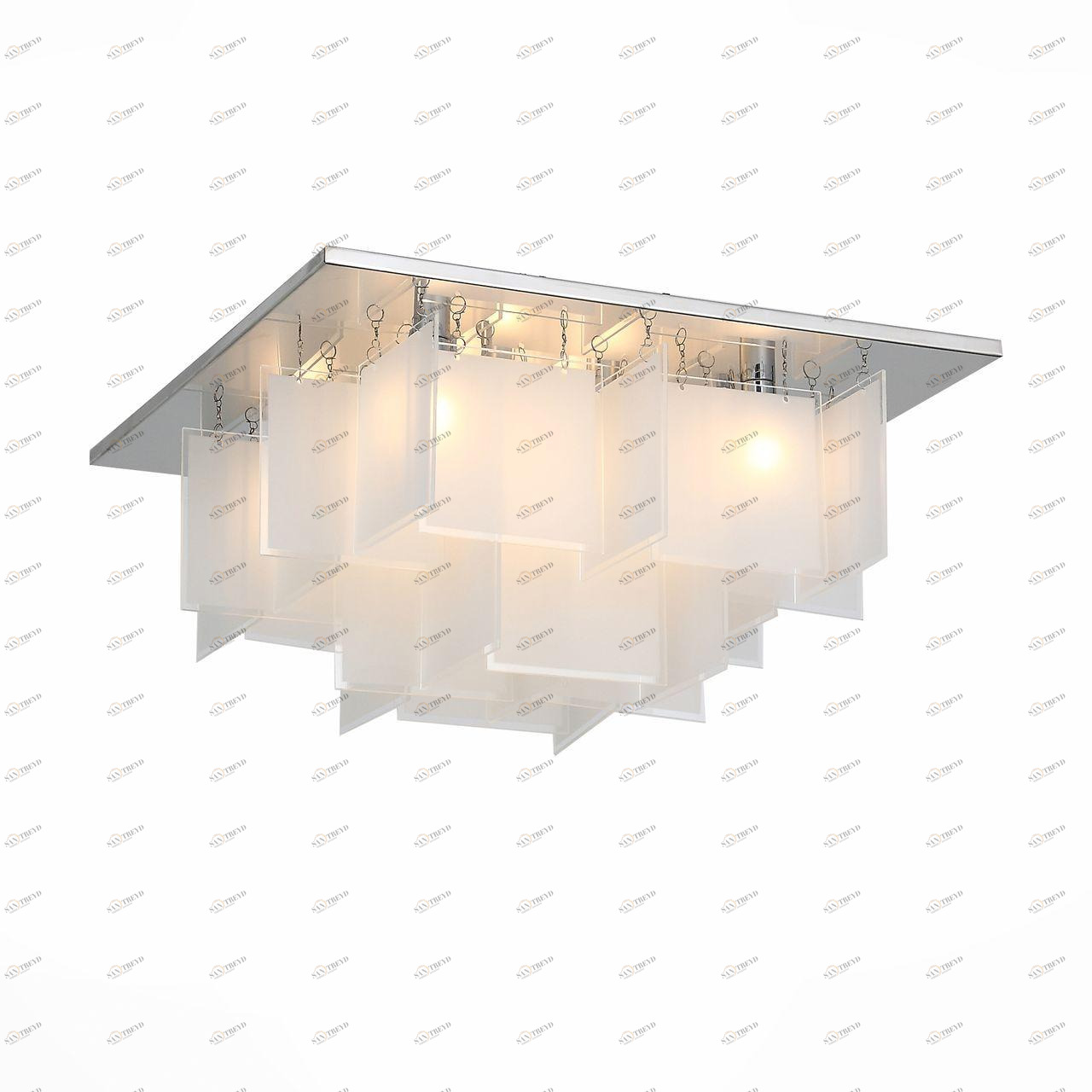 Потолочная люстра ST Luce Insolito SL794.102.08 ST LUCE ДИЗАЙНЕРСКИЕ, INSOLITO, ДВУХЪЯРУСНЫЕ 109189 Белый 