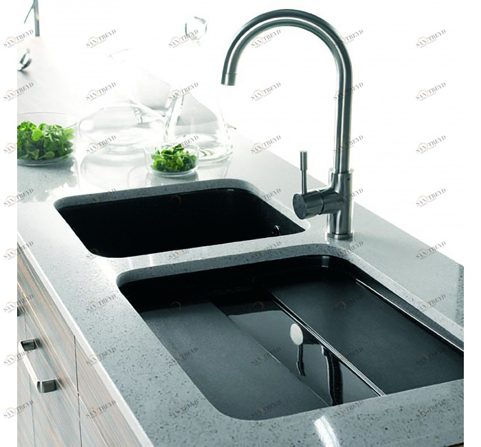 GENEBRE 65203 18 60 66 Смеситель для мойки, однорычажный, из нержавеющей стали 