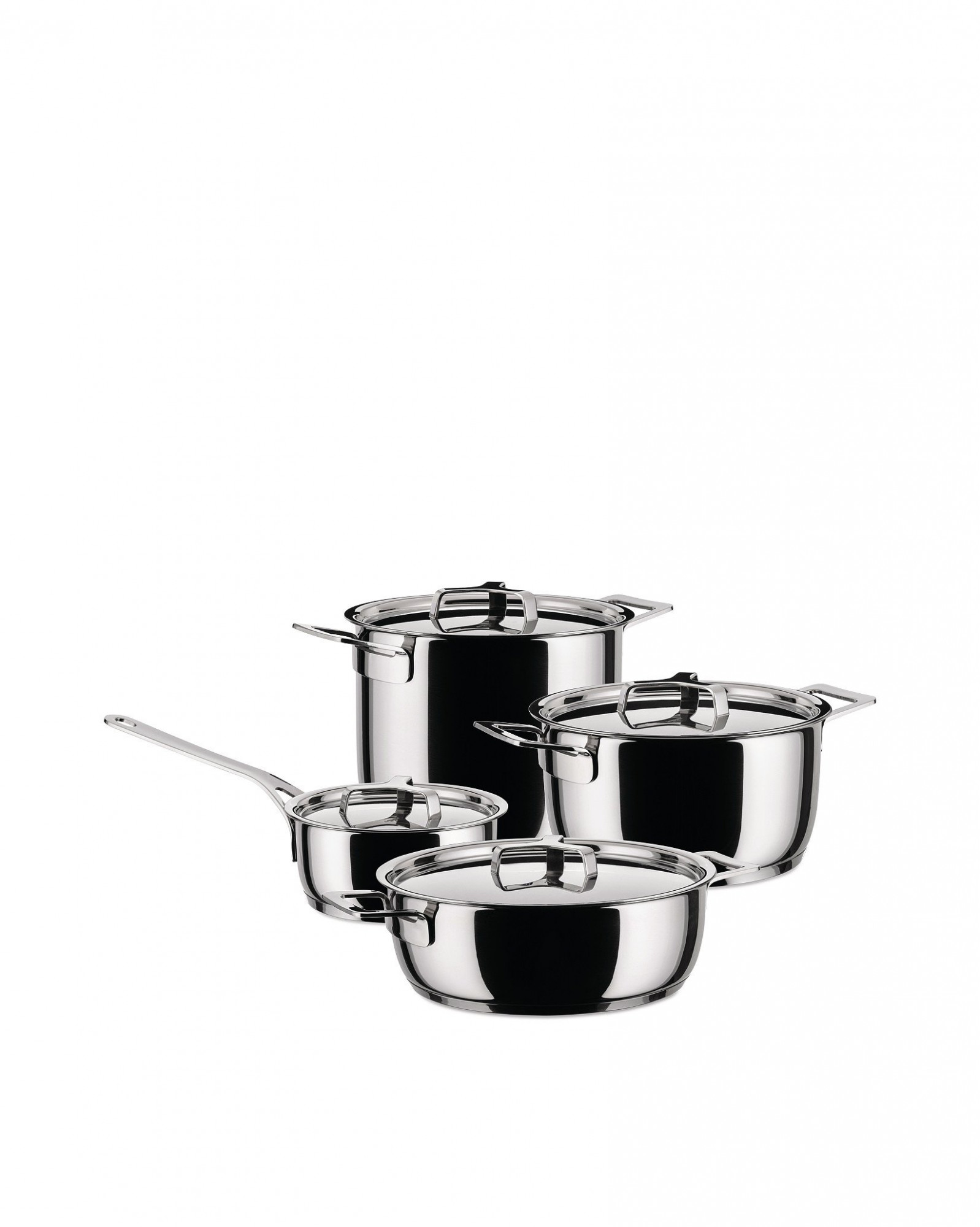 Набор посуды из 9 предметов Alessi Pots & Pans Pots&pans AJM100S9