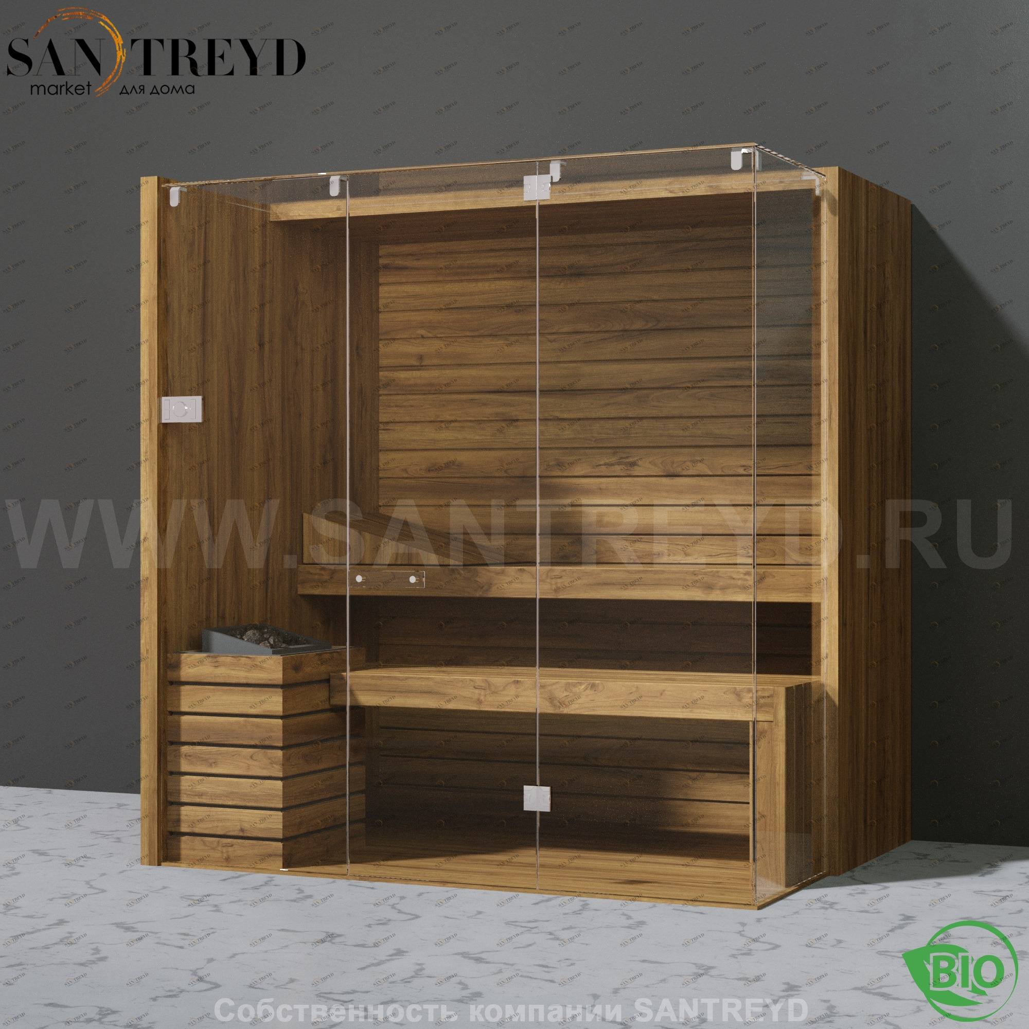 Effegibi SKY CORNER 60 BI55410021 Био-сауна. Мощность: 6 кВт макс. Размеры: длина 200 см, ширина 150 см. Отделка: осина термообработанная.