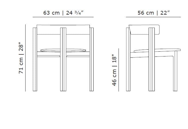 Дубовый стул с мягким сиденьем Karakter Principal ARCH-00109418 - Вид №22