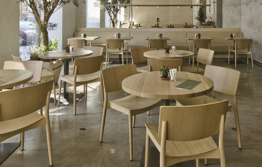 Andreu World Штабелируемый деревянный стул Happy Si0374 - Вид №3