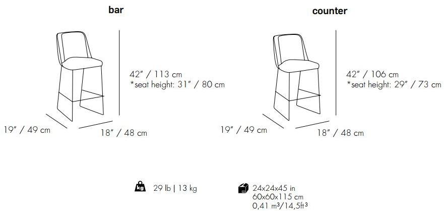 Mambo Unlimited Ideas Табурет-санки со спинкой Croix sun-id-1507064 - Вид №3