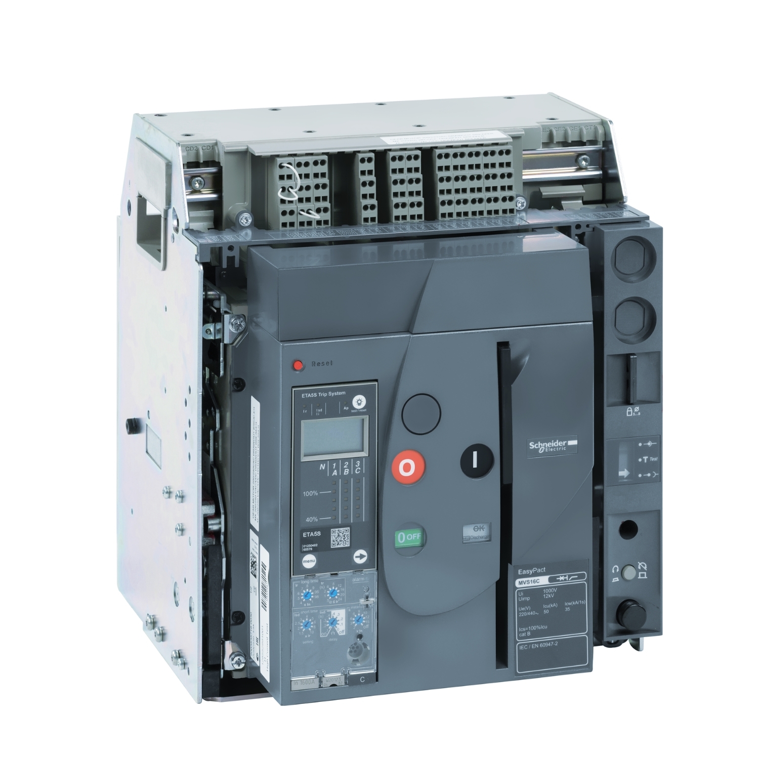 MVS06C3NW6A АВ MVS1 630A 50KA 3P ЭЛ.УПР.ВЫКАТ. ETA6G Schneider Electric EasyPact 