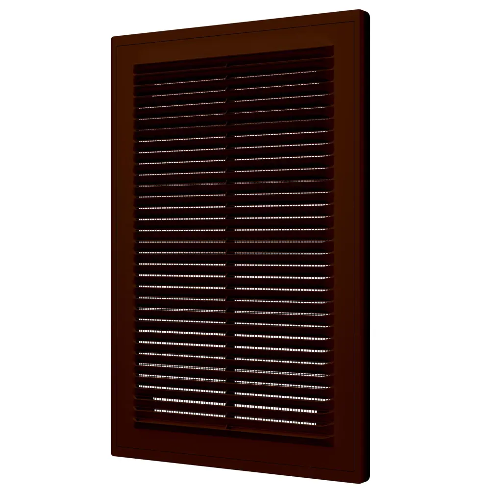 Вентиляционная решетка Fonet 200x300 мм пластик цвет коричневый STLM-2171627