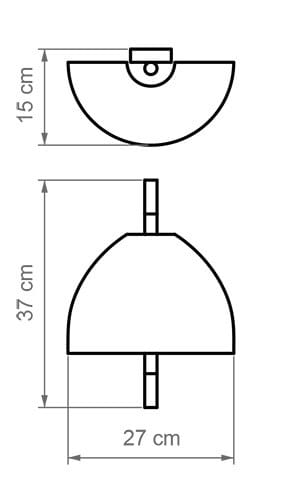 Плетеный светодиодный настенный светильник luxcambra Amà ARCH-00106062 - Вид №3